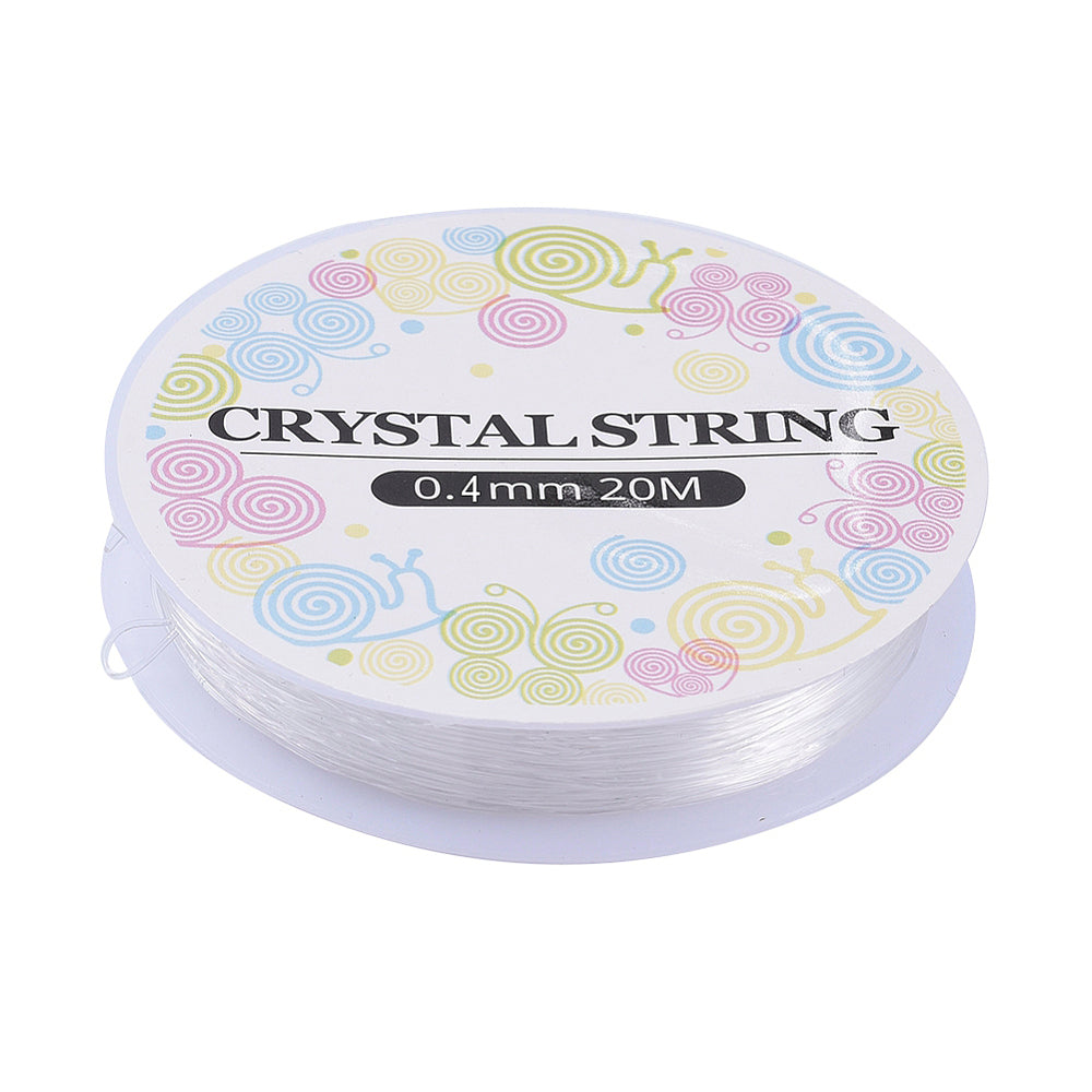 Crystal Elastisch Koord TPU – 0.4mm, 20m - De Kralenkoning